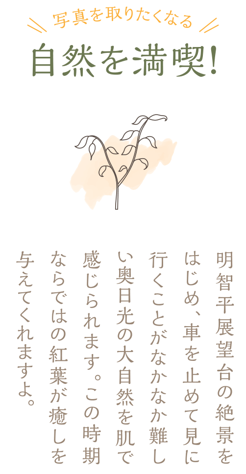 【写真を撮りたくなる】自然を満喫！